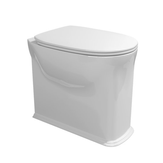 Напольный унитаз Flaminia Madre Plus Goclean, с сиденьем Soft Close, White (MA117RG+MACW05) Напольные 