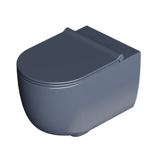 Унітаз підвісний безободковий Alice Ceramica UNICA 55, з сидінням Soft Close, Mirto grossy (32240198 FI+MC2298ES) Підвісні 