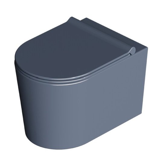 Унітаз підвісний безободковий Alice Ceramica Form, з сидінням Soft Close, Mirto grossy (22300198 FI+MC2298ES) Підвісні 