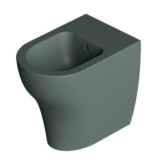 Напольное биде Alice Ceramica UNICA 55, Verde Alpi matt (32210139 FT) Напольные Зеленый, Зеленый матовый