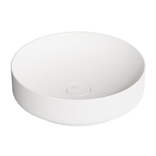 Накладная раковина Ø45 см Alice Ceramica Form, White matt (22420109) На столешницу, На тумбу, Накладной Круглые