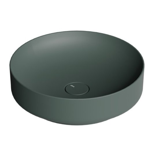 Накладная раковина Ø45 см Alice Ceramica Form, Verde Alpi matt (22420139) На столешницу, На тумбу, Накладной Круглые