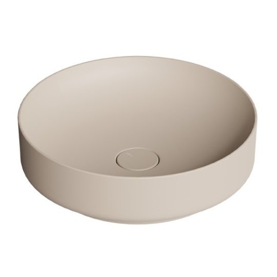 Накладна раковина Ø45 см Alice Ceramica Form, Sabbia matt (22420144) На стільницю, На тумбу, Накладної 