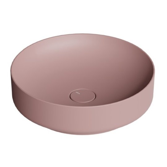 Накладная раковина Ø45 см Alice Ceramica Form, Malva matt (22420147) На столешницу, На тумбу, Накладной Круглые