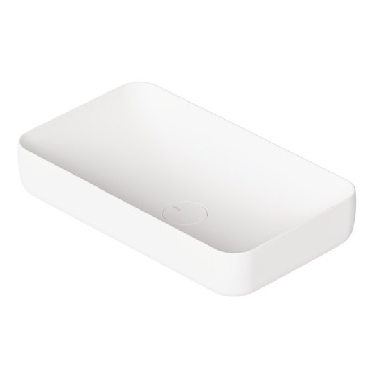 Накладная раковина 60х35 см Alice Ceramica Form, White matt (22410109) На столешницу, На тумбу, Накладной Прямоугольные