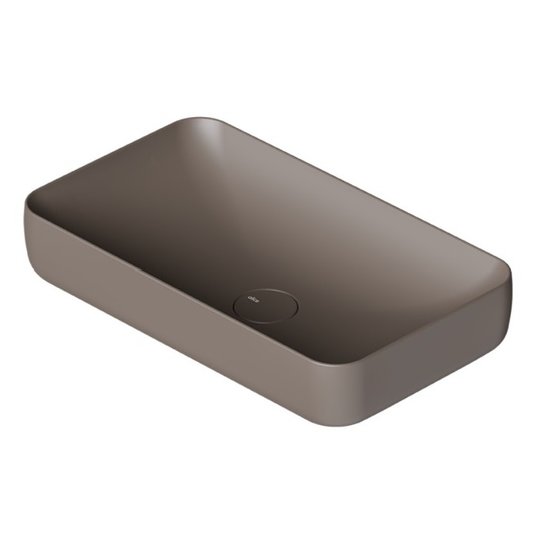 Накладная раковина 60х35 см Alice Ceramica Form, Caffe matt (22410143) На столешницу, На тумбу, Накладной Прямоугольные