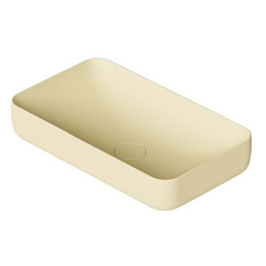 Накладная раковина 60х35 см Alice Ceramica Form, Zenzero matt (22410146) На столешницу, На тумбу, Накладной Прямоугольные