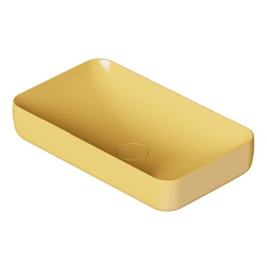 Накладная раковина 60х35 см Alice Ceramica Form, Miele grossy (22410196) На столешницу, На тумбу, Накладной Прямоугольные