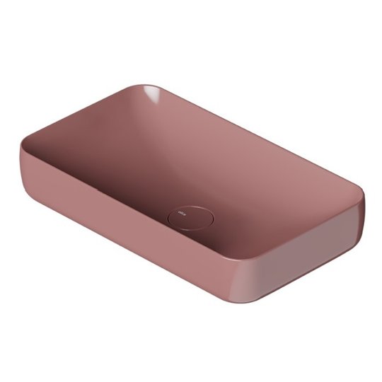 Накладная раковина 60х35 см Alice Ceramica Form, Tabasco grossy (22410197) На столешницу, На тумбу, Накладной Прямоугольные