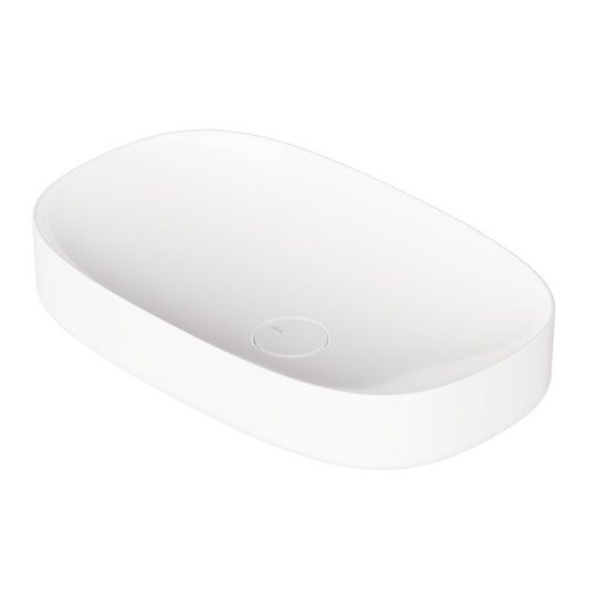 Накладная раковина 65х40 см Alice Ceramica Form, White grossy (22400101) На столешницу, На тумбу, Накладной Овальные