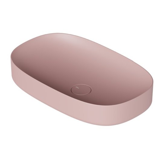 Накладная раковина 65х40 см Alice Ceramica Form, Malva matt (22400147) На столешницу, На тумбу, Накладной Овальные