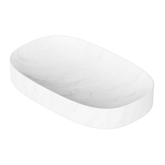 Накладна раковина 65х40 см Alice Ceramica Form, Carrara (22400185) На стільницю, На тумбу, Накладної 