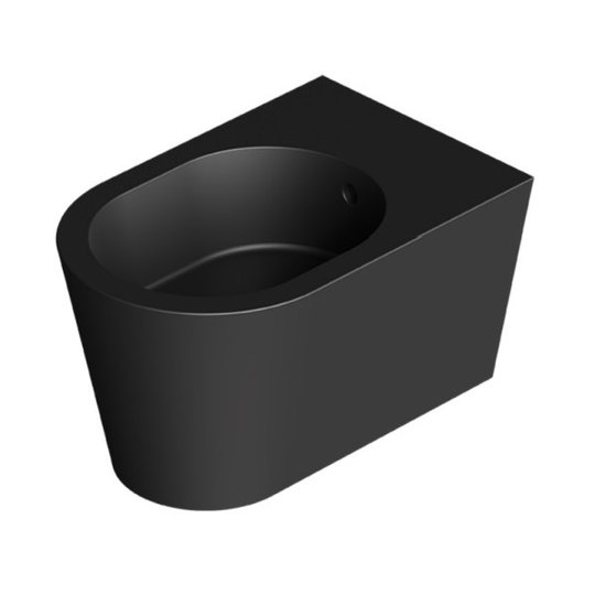 Подвесное биде Alice Ceramica Hide Round, Black matt (31180108 FI) Подвесные Черный, Черный матовый