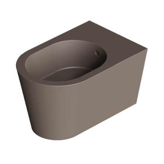 Подвесное биде Alice Ceramica Hide Round, Caffe matt (31180143 FI) Подвесные Темно-коричневый