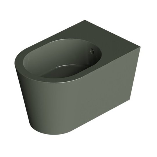 Подвесное биде Alice Ceramica Hide Round, Pino grossy (31180195 FI) Подвесные Темно-зеленый