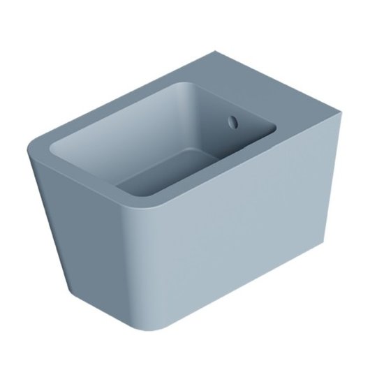 Подвесное биде Alice Ceramica Hide Square, Laguna matt (31220145 FI) Подвесные Голубой, Голубой матовый