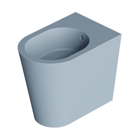 Напольное биде Alice Ceramica Hide Round, Laguna matt (31160145 FT) Напольные Голубой, Голубой матовый
