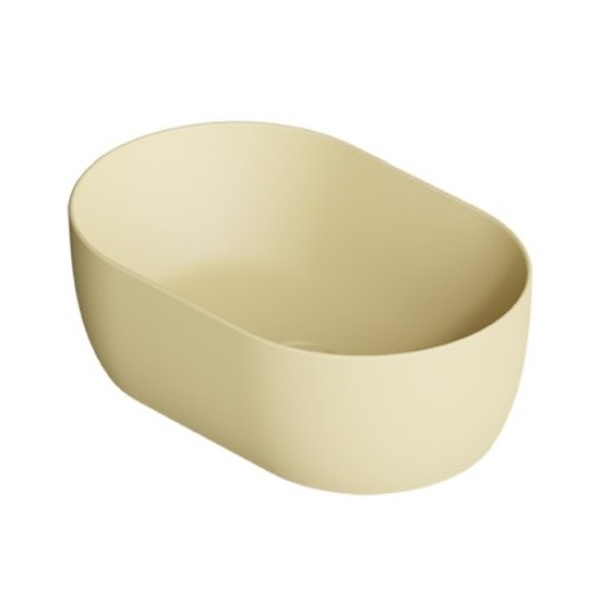 Накладна раковина 55х35 см Alice Ceramica Unica, Zenzero matt (32120146) На стільницю, На тумбу, Накладної 