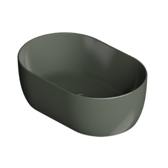 Накладная раковина 55х35 см Alice Ceramica Unica, Pino grossy (32120195) На столешницу, На тумбу, Накладной Овальные