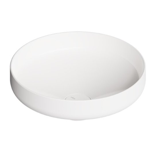 Раковина накладна ø42xh15 см Alice Ceramica Equilibrium, White grossy (35100101) На п'єдестал, На стільницю, Накладної 