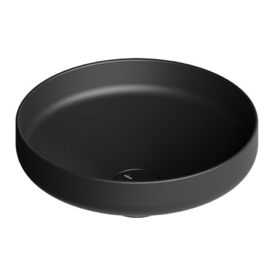 Раковина накладная ø42xh15 см Alice Ceramica Equilibrium, Black matt (35100108) На пьедестал, На столешницу, Накладной Круглые