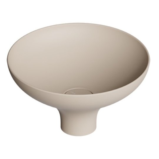 Накладная раковина ø40xh20 см Alice Ceramica Equilibrium, Rosa matt (35200137) На пьедестал, На столешницу, Накладной Круглые