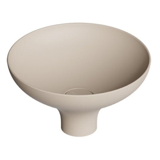 Накладна раковина ø40xh20 см Alice Ceramica Equilibrium, Sabbia matt (35200144) На п'єдестал, На стільницю, Накладної 