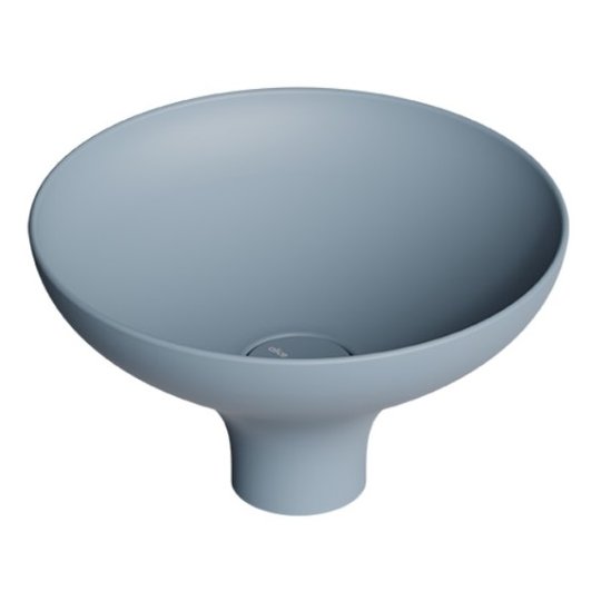 Накладна раковина ø40xh20 см Alice Ceramica Equilibrium, Laguna matt (35200145) На п'єдестал, На стільницю, Накладної 