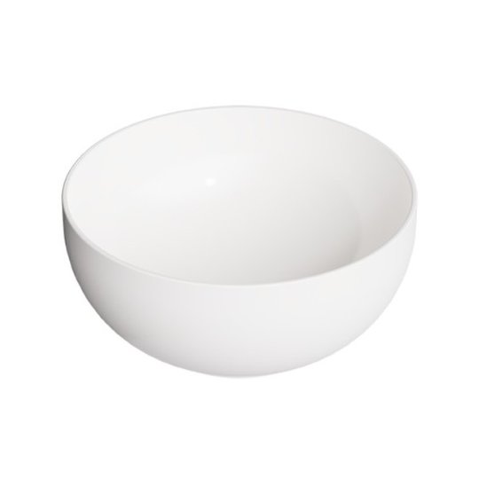 Накладная раковина Ø37xh15 см Alice Ceramica Form, White grossy (22430101) На столешницу, На тумбу, Накладной Круглые