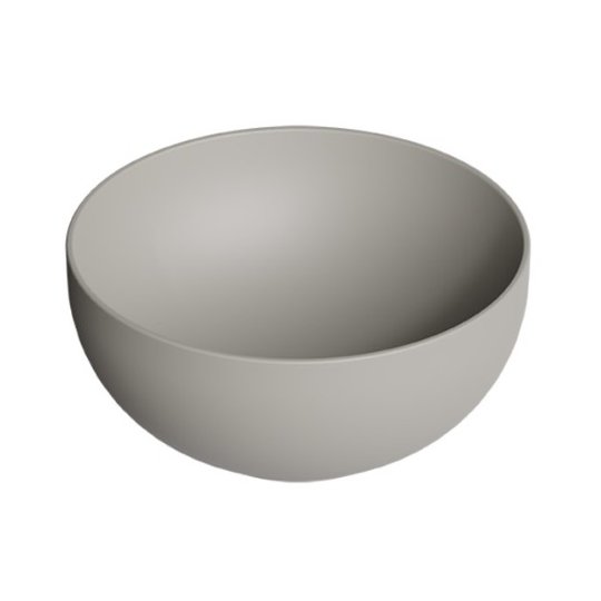 Накладная раковина Ø37xh15 см Alice Ceramica Form, Grigio matt (22430119) На столешницу, На тумбу, Накладной Круглые