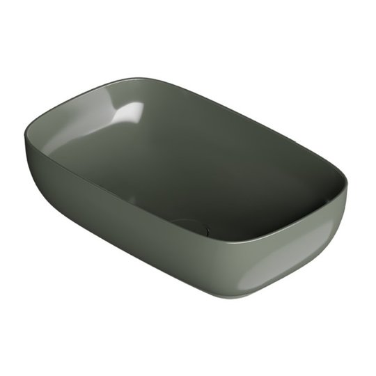 Накладная раковина 60x37 см Alice Ceramica Form, Pino grossy (22450195) На столешницу, На тумбу, Накладной Прямоугольные