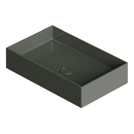 Накладная раковина 60x37 см Alice Ceramica Hide, Pino grossy (31130195) На столешницу, На тумбу, Накладной Прямоугольные