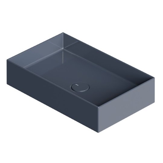 Накладная раковина 60x37 см Alice Ceramica Hide, Mirto grossy (31130198) На столешницу, На тумбу, Накладной Прямоугольные