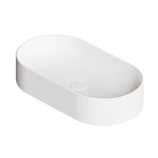 Накладная раковина 65x35 см Alice Ceramica Hide, White grossy (31120101) На столешницу, На тумбу, Накладной Овальные