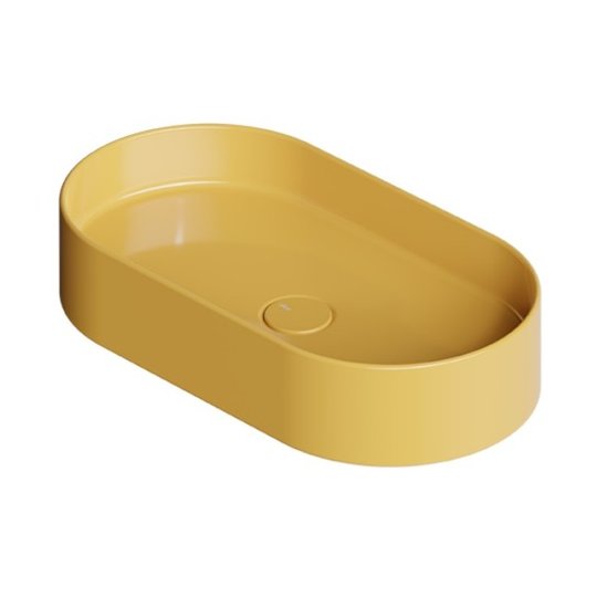 Накладная раковина 65x35 см Alice Ceramica Hide, Miele grossy (31120196) На столешницу, На тумбу, Накладной Овальные