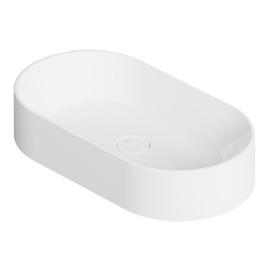 Раковина накладная 65x35xh12 см Alice Ceramica Spy, White grossy (34240101) На столешницу, На тумбу, Накладной Овальные