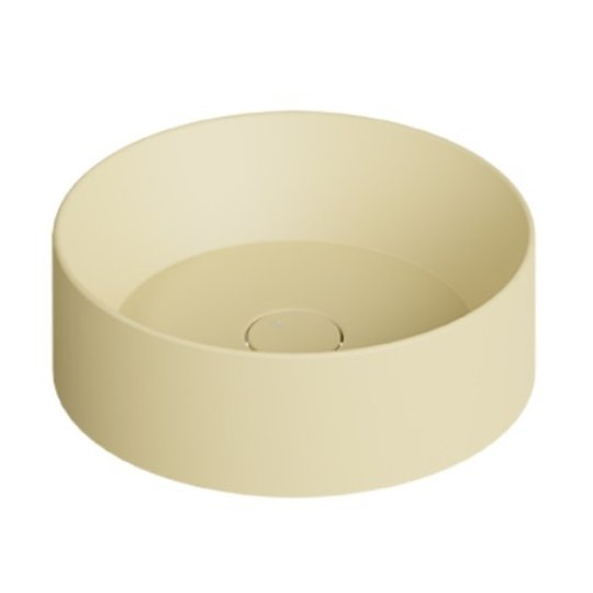 Накладная раковина Ø40xh12 см Alice Ceramica Spy, Zenzero matt (34230146) На столешницу, На тумбу, Накладной Круглые