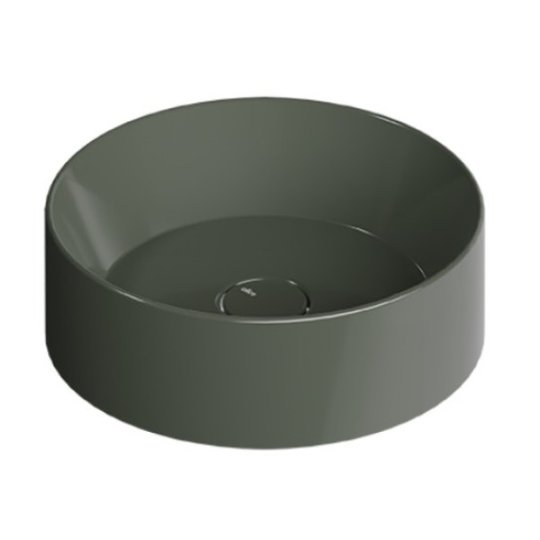 Накладна раковина Ø40xh12 см Alice Ceramica Spy, Pino grossy (34230195) На стільницю, На тумбу, Накладної 