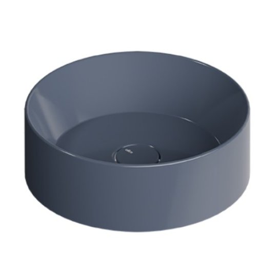 Накладная раковина Ø40xh12 см Alice Ceramica Spy, Mirto grossy (34230198) На столешницу, На тумбу, Накладной Круглые
