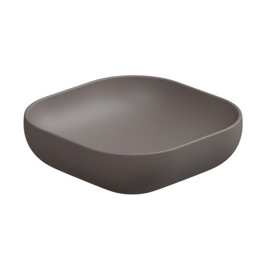 Накладная раковина 45x45 h13,5 см GSG Easy, Tortora satinato (EALAVQU45 029) На столешницу, Накладной Квадратные
