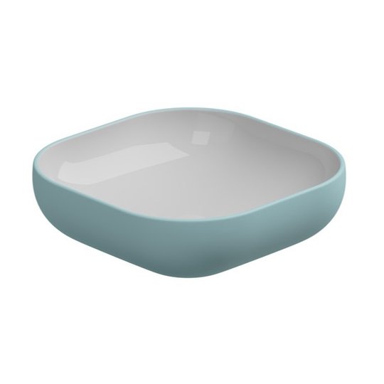 Накладна раковина 45x45 h13,5 см GSG Easy, Bicolore ice satinato (EALAVQU45 BI 000037) На стільницю, Накладної 