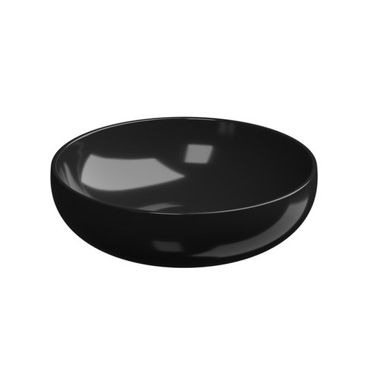 Накладная раковина Ø45xh13,5 см GSG Easy, Nero lucido (EALAVRO45 002) На столешницу, Накладной Круглые
