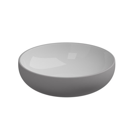Накладная раковина Ø45xh13,5 см GSG Easy, Bicolore fumo satinato (EALAVRO45 BI 000 038) На столешницу, Накладной Круглые
