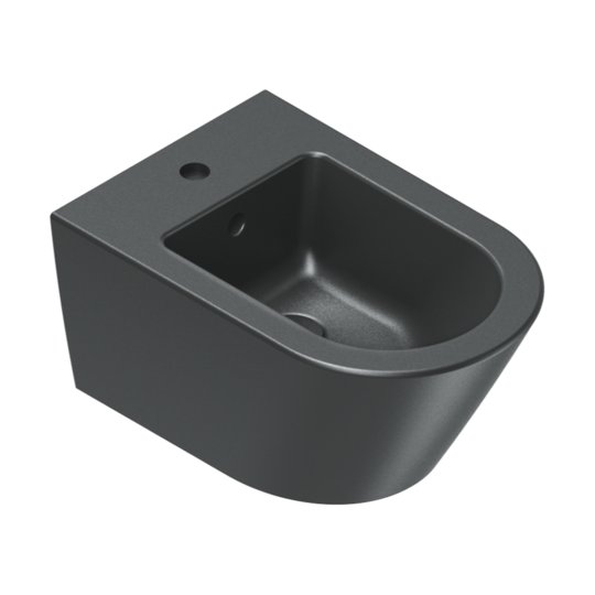 Подвесное биде Catalano Zero, Nero satinato (01 1855 1022) Подвесные Черный