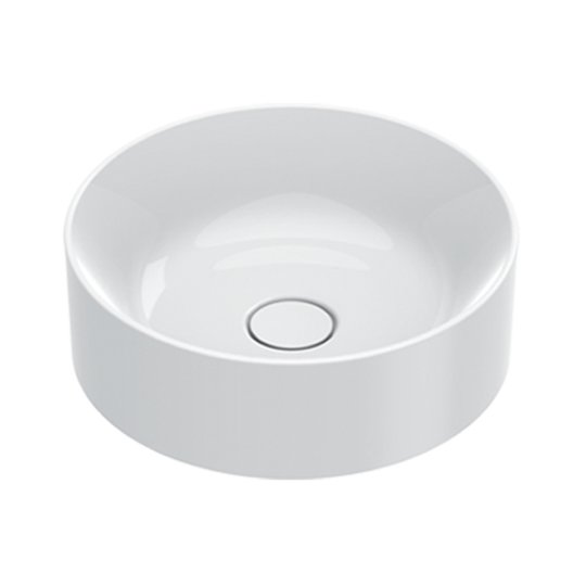 Керамическая раковина Ø40 h13 см Catalano Zero, Bianco lucido (01 2340 0001) На столешницу Круглые