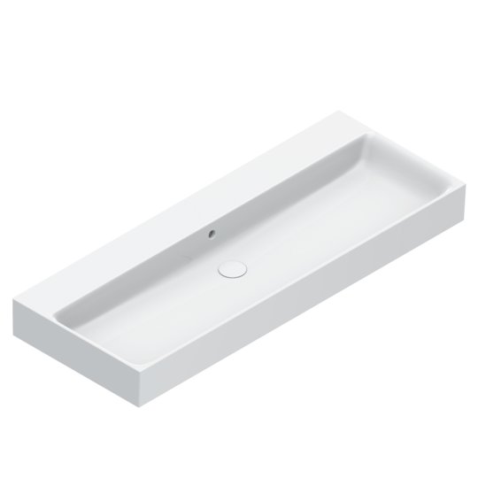 Раковина керамическая 120х47 см Catalano Premium 120, Bianco lucido (02 2120 0001) На столешницу, На тумбу, Подвесные Прямоугольные