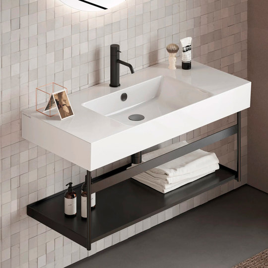 Раковина керамическая 100х47 см Catalano Premium, Bianco lucido (02 2101 1001) На столешницу, На тумбу, Подвесные Прямоугольные