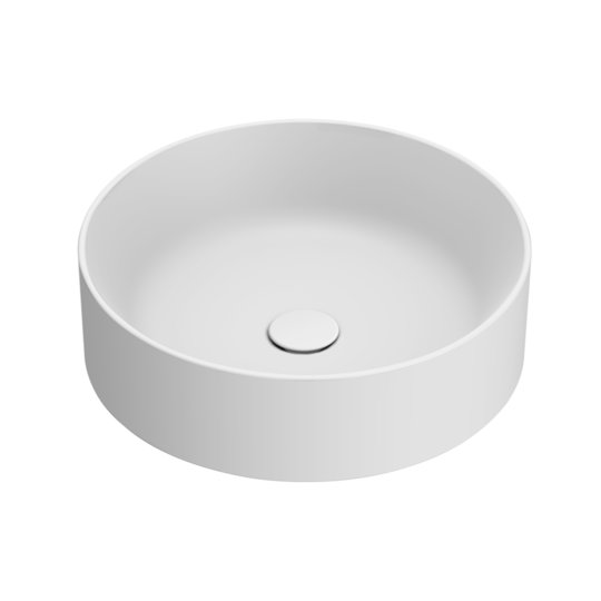 Керамическая раковина Ø45 h13 см Catalano Zero, Bianco satinato (01 2345 0021) На столешницу Круглые