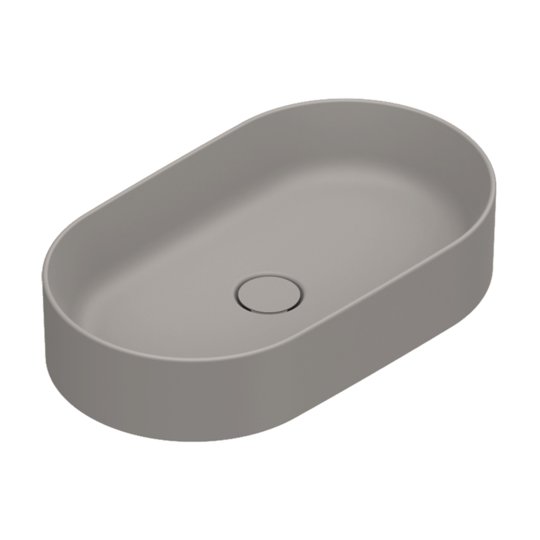 Керамическая раковина 60х35 см Catalano Zero, Tortora satinato (01 2260 0032) На столешницу Овальные