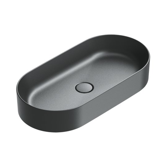 Керамічна раковина 70х35 см Catalano Zero, Nero satinato (01 2270 0022) На стільницю 